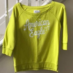 AEO Women Sweatshirt with 3/4 Sleeves